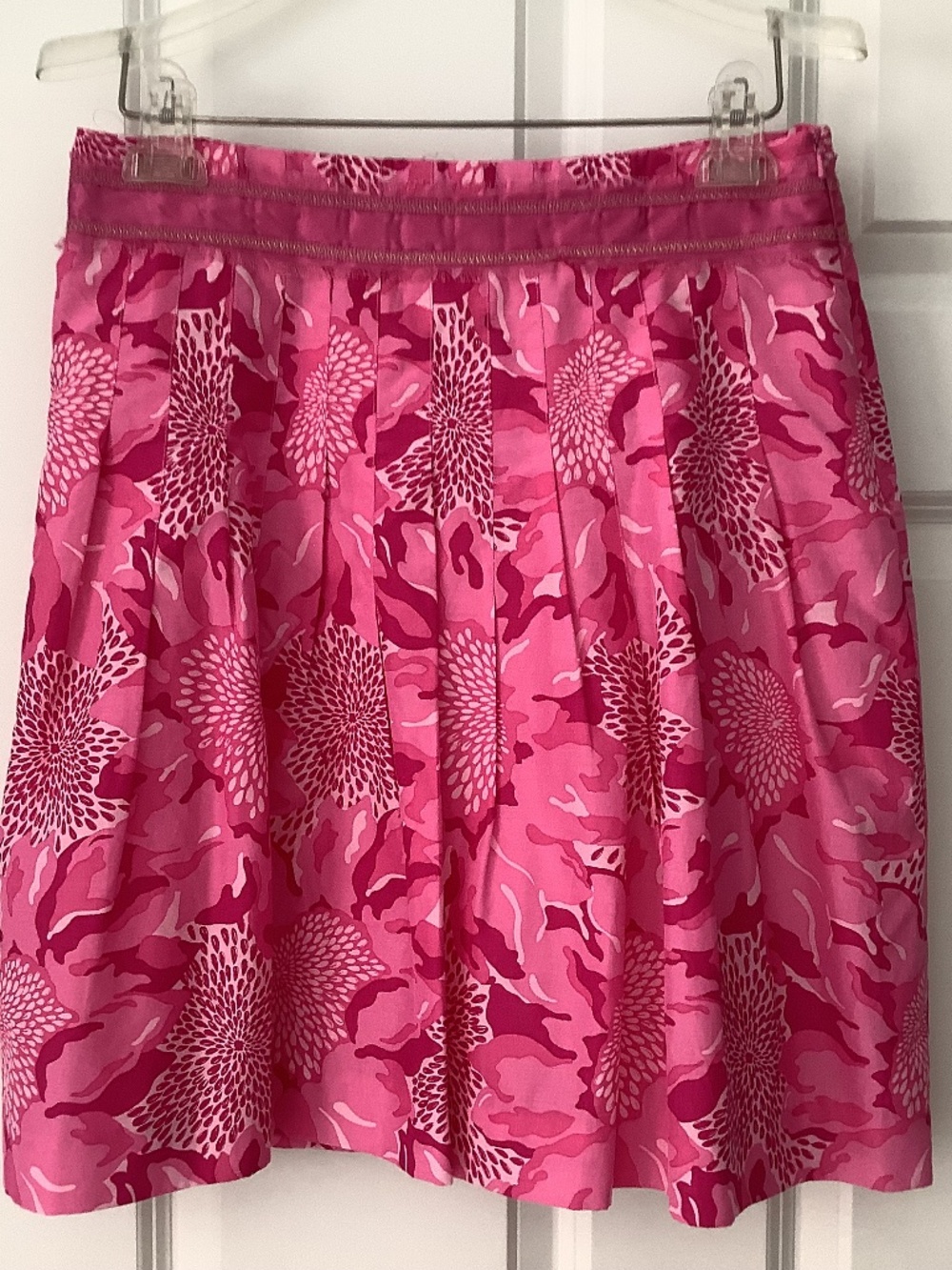 Lilly Pulitzer Cotton-Silk Skirt, Fully Lined, Size 4